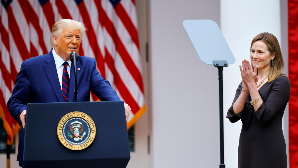 US-Präsident Trump hat die konservative Juristin Barrett als Nachfolge der Richterin Ginsburg am Supreme Court nominiert.