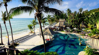 Centara Villas Samui, beach front pool, Natien Beach Koh Samui, Thailand.