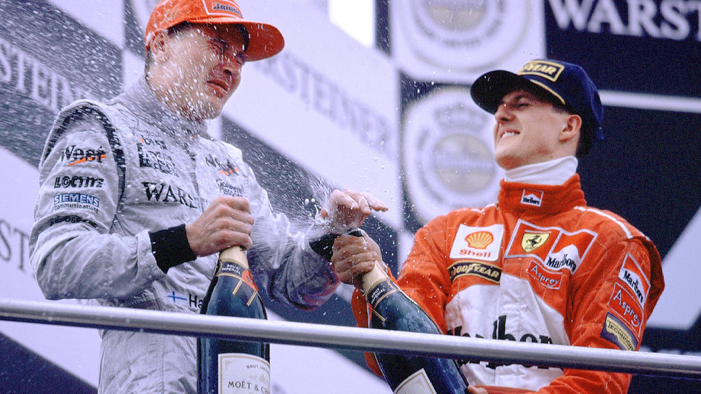 Mika Häkkinen, Michael Schumacher, Nürburgring, 1998