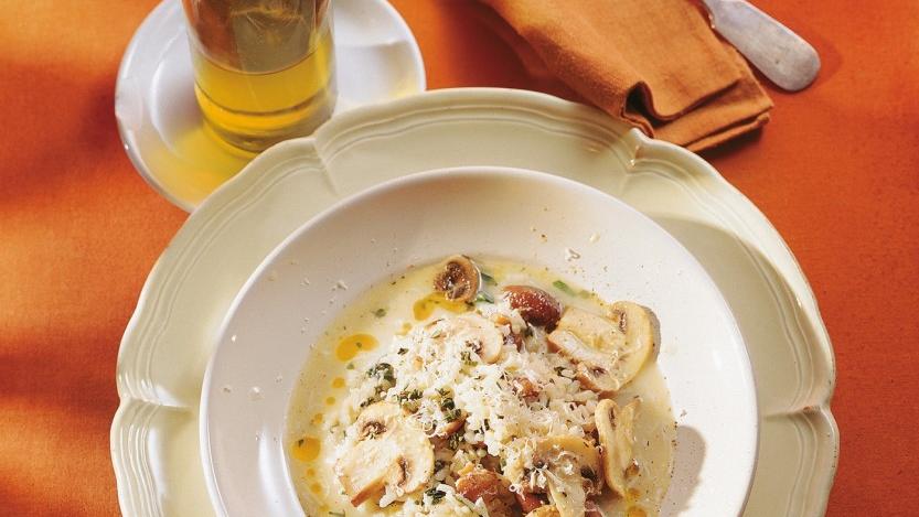 Das perfekte Herbstessen: Pilz-Kastanien-Risotto
