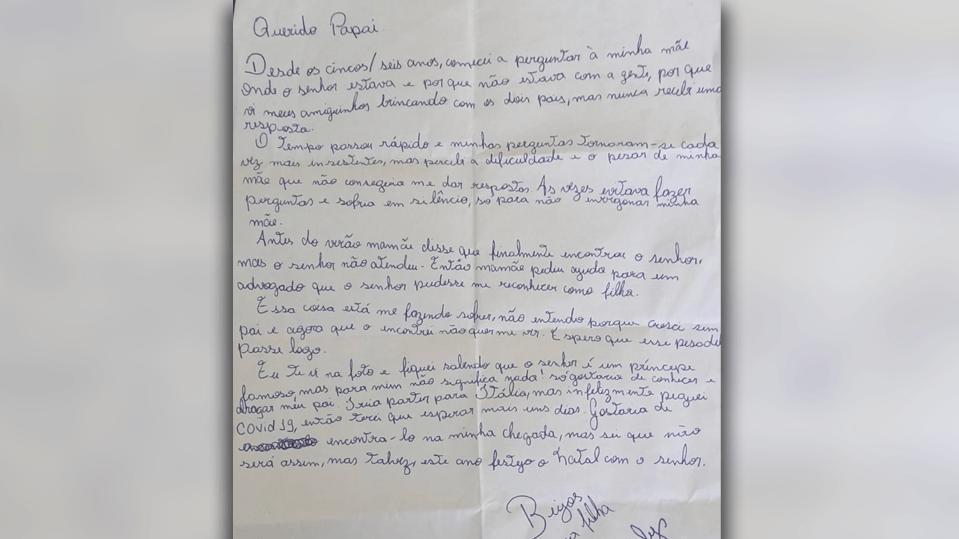 Dieser Brief hatte Fürst Albert von Monaco Ende September im Postfach.