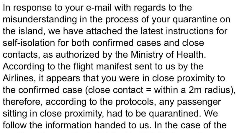Screenshot Email