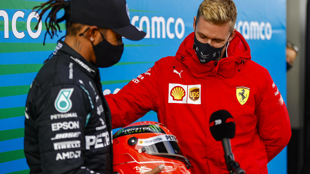 Lewis Hamilton und Mick Schumacher