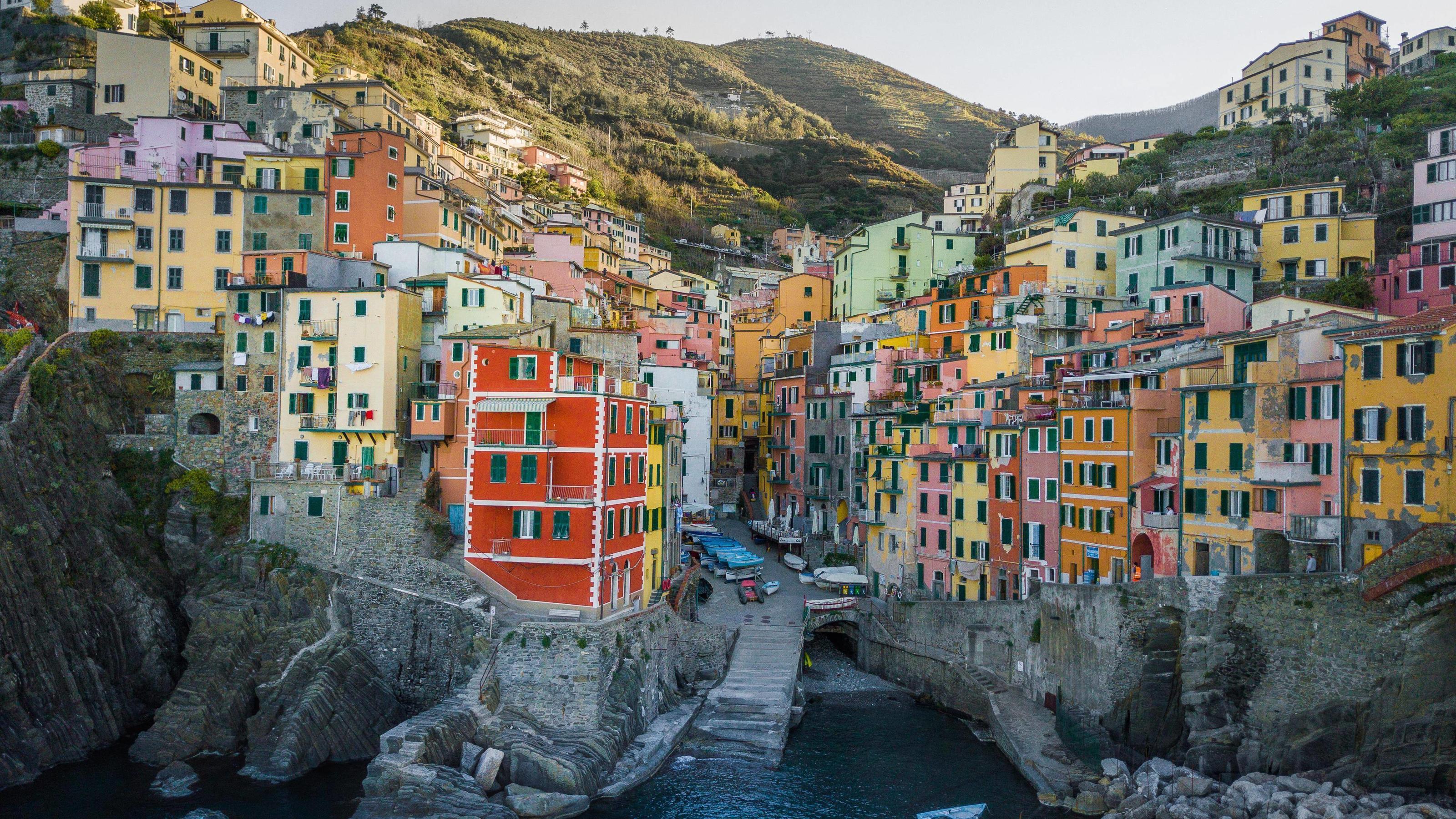 Riomaggiore, Italien: bunte Häuser
