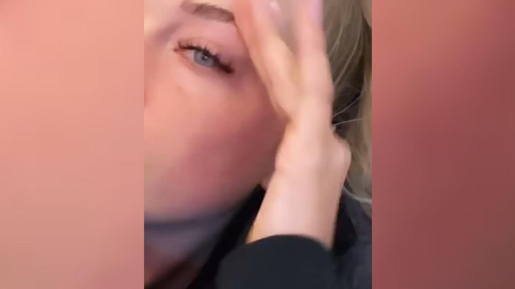 Laura Maria sichtlich mitgenommen