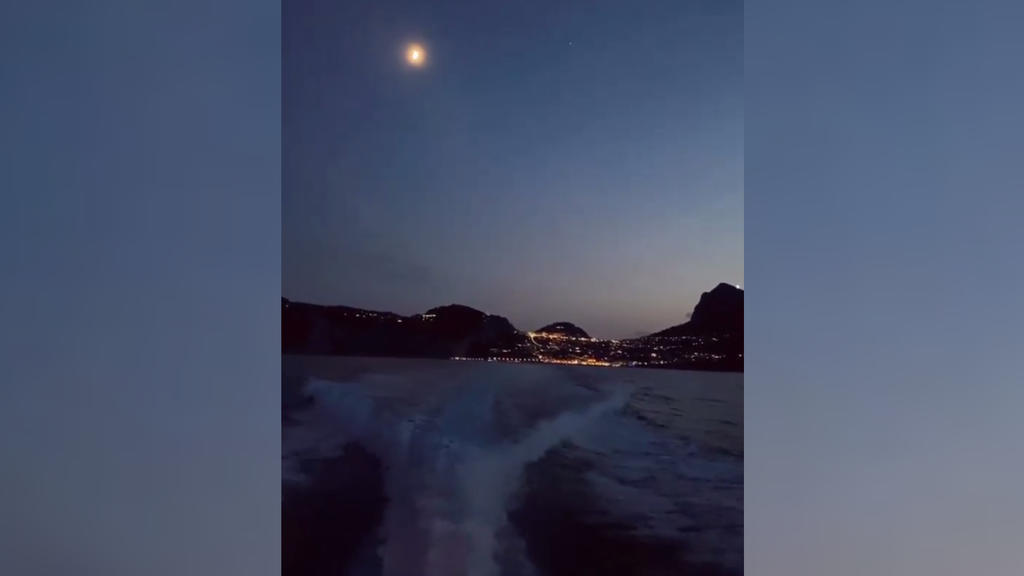 Heidi Klums Blick über Capri
