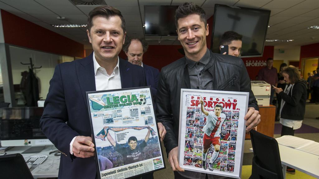 Damals noch ein Team: Cezary Kucharski (l.) und Robert Lewandowski