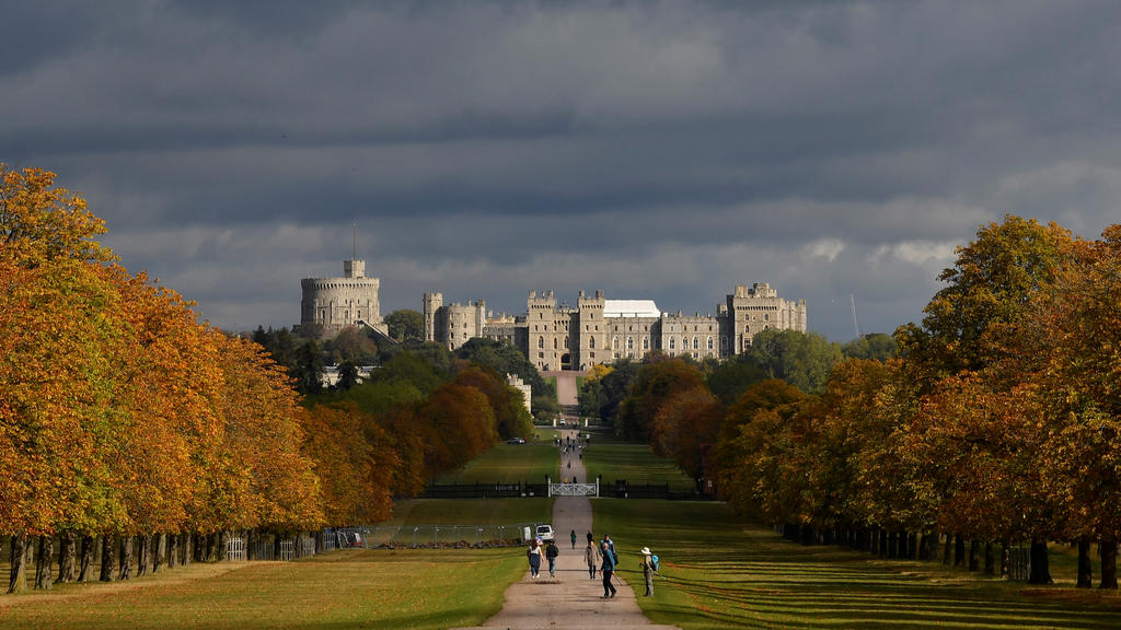 Windsor Castle im Herbst 