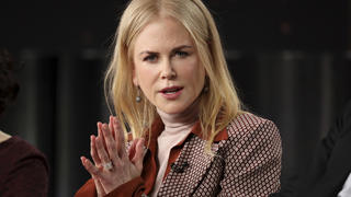 FILE - In this Wednesday, Jan. 15, 2020, file photo, Nicole Kidman speaks at the "The Undoing" panel during the HBO TCA 2020 Winter Press Tour at the Langham Huntington in Pasadena, Calif. More than $5.1 million in funds were given to over 70 nonprofit organizations during the â€œHFPA Philanthropy: Empowering the Next Generationâ€ virtual event on Tuesday, Oct. 13, 2020. Kidman was among the entertainers who appeared to discuss the charities that benefit from HFPA grants. (Photo by Willy Sanjuan/Invision/AP, File)