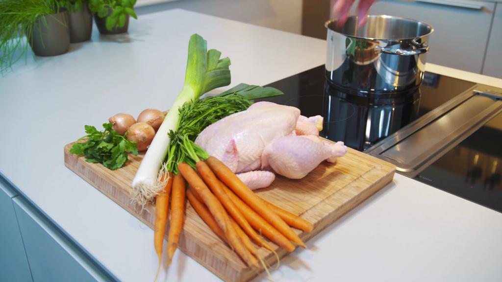 Ingredients for chicken soup
