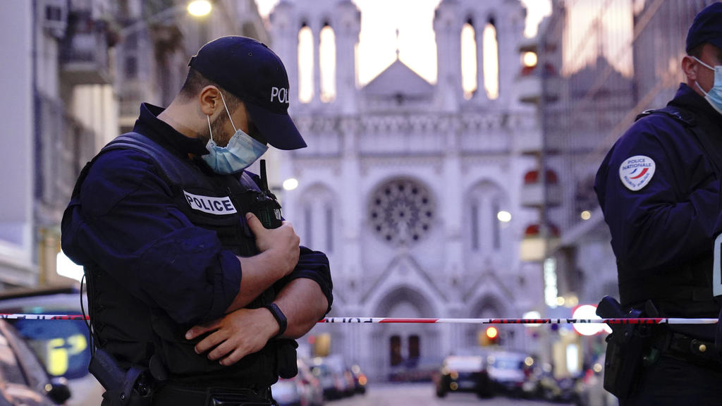 Attentat in der Basilika Notre Dame de Nice.