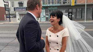 David Harbour und Lily Allen haben sich im September das Jawort gegeben - doch eine romantische After-Wedding-Zeit gab es für das Paar nicht.