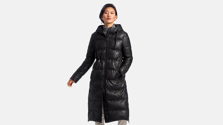 Puffer-Jackets aus Leder.