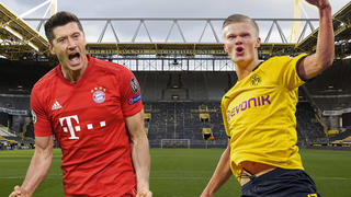 Im Duell BVB gegen FC Bayern könnten Robert Lewandowski (li.) und Erling Haaland wieder einmal die beiden Schlüsselfiguren werden.