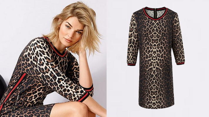 Animal-Print-Kleid