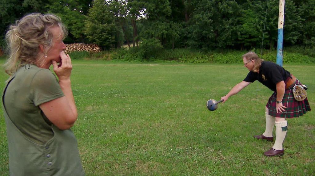 Bauer sucht Frau: Lutz bei den Highland-Games