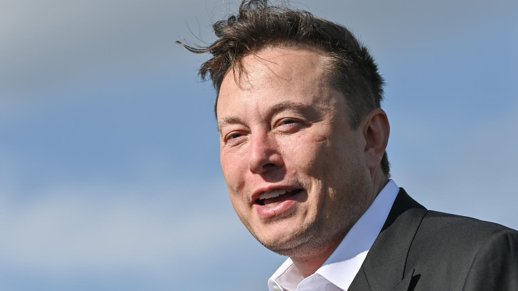 Tesla-Chef Elon Musk in Brandenburg.