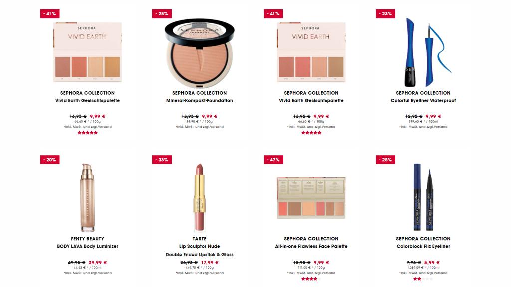 Sale bei Sephora