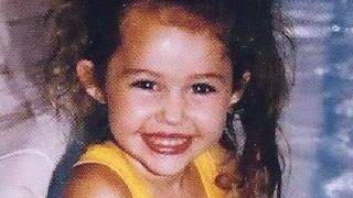 Süßes Kinderbild von Miley Cyrus