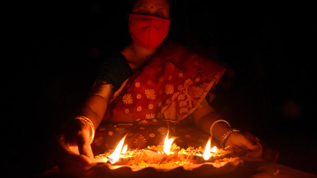 Lichterfest Diwali in Indien