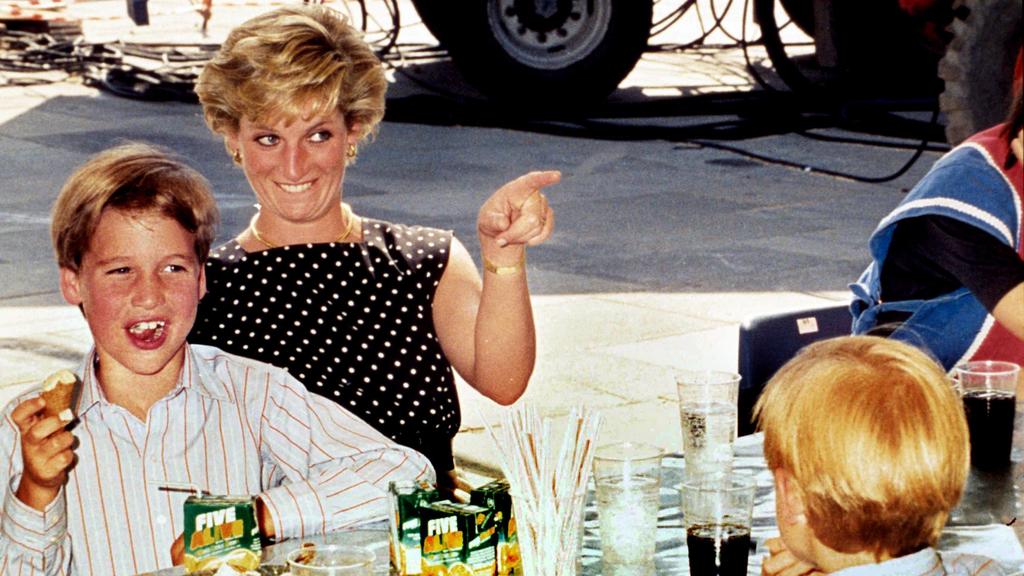 Prinzessin Diana mit ihrem Sohn Prinz William.