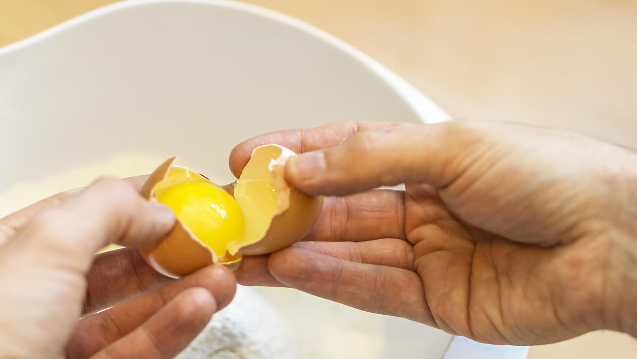 Eier aufschlagen so geht