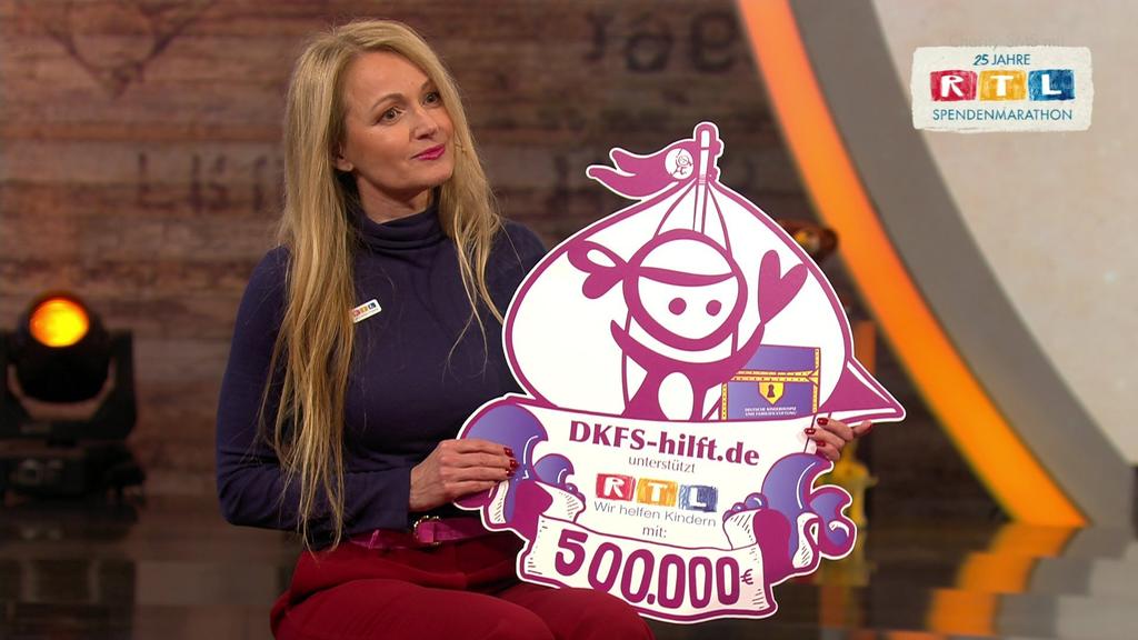 Die Deutsche Kinderhospiz- und Familienstiftung (DKFS) spendet 500.000 Euro.