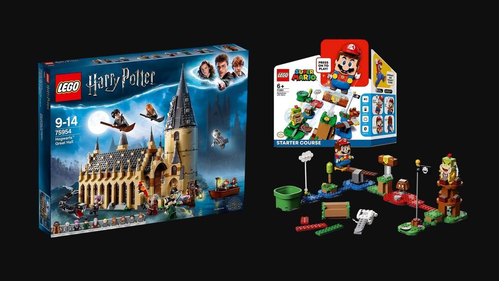 Leg: Super Mario Abenteuer-Set und Harry Potter Die Große Halle