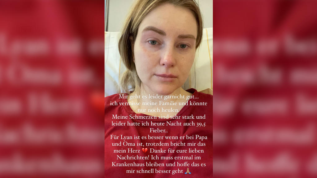 Maren Wolfs Insta-Story aus der Klinik