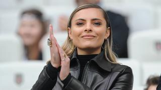  Besiktas s goalkeeper Loris Karius s girlfriend German model Sophia Thomalla during the Turkish Super League football match between Besiktas and Goztepe at Vodafone Park in Istanbul , Turkey on March 16 , 2019. PUBLICATIONxNOTxINxTUR
