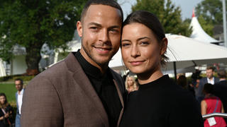 ARCHIV - 16.07.2019, Nordrhein-Westfalen, Köln: RTL-"Bachelor" Andrej Mangold kommt mit seiner Freundin Jennifer Lange zur MediaNight beim Reittunier CHIO.(zu dpa «Bachelor»-Paar Mangold und Lange hat sich getrennt) Foto: Henning Kaiser/dpa +++ dpa-Bildfunk +++