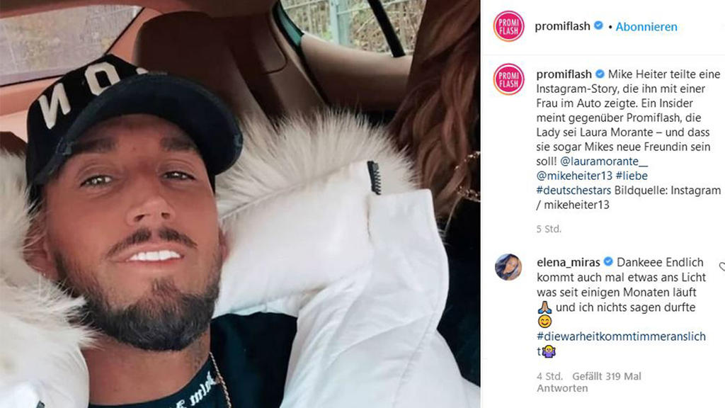 Auf ihrem Instagram-Account gehen "Promiflash" neuen Spekulationen um Mike Heiters Liebesleben nach. Plötzlich meldet sich Elena Miras in den Kommentaren und bestätigt das Gerücht.