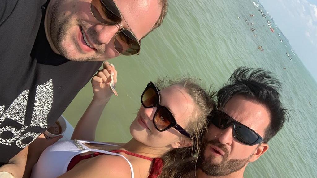 Timo Berger mit Michael Wendler und Laura Müller