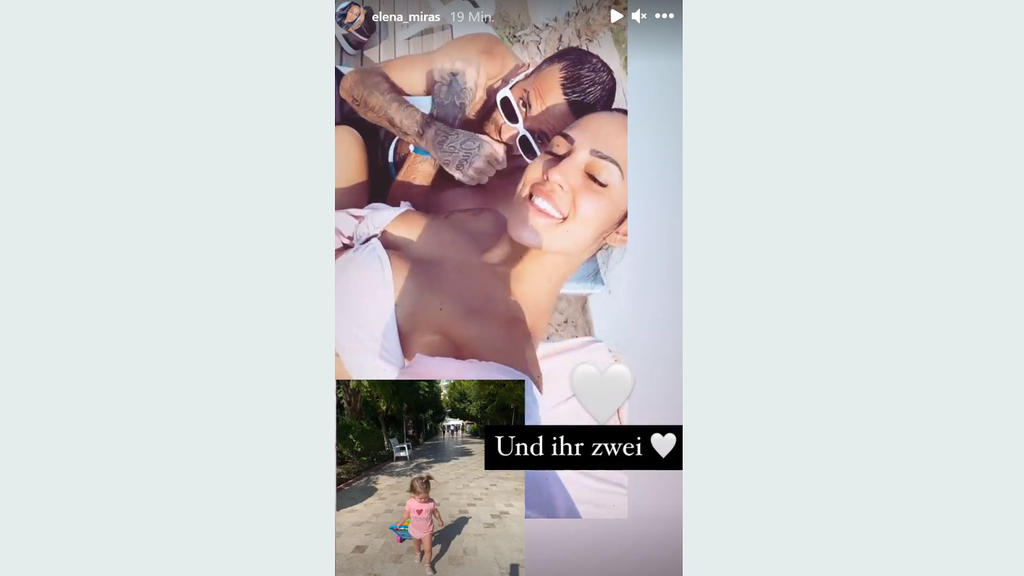 Elena Miras zeigt sich auf Instagram in den Armen eines unbekannten Mannes.
