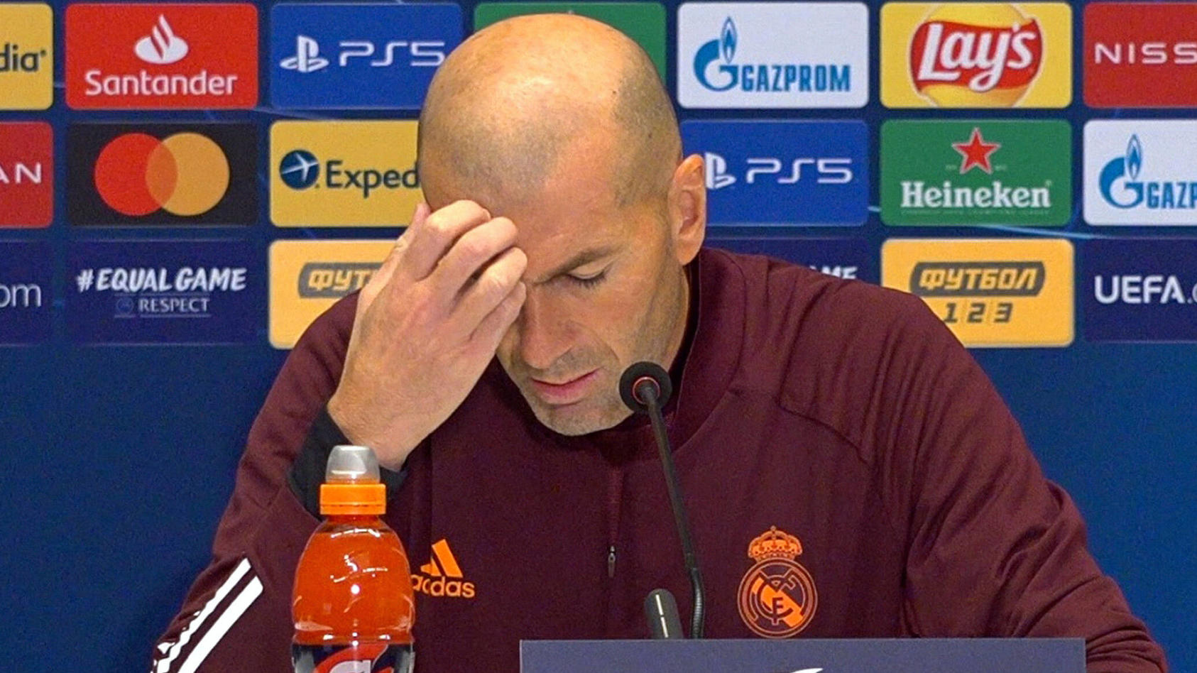 Das Gesicht der Krise in Madrid: Trainer Zidane
