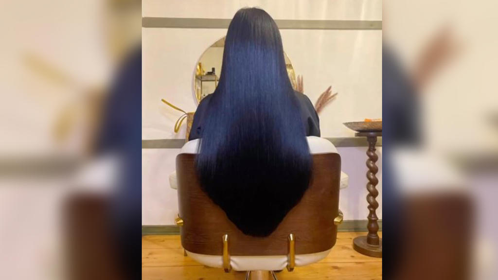 Wie Schneewittchen: Auf Instagram präsentiert Nathalie Volk ihre frisch angebrachte Haarpracht (Bildquelle: Instagram.com/mirandadigrande).