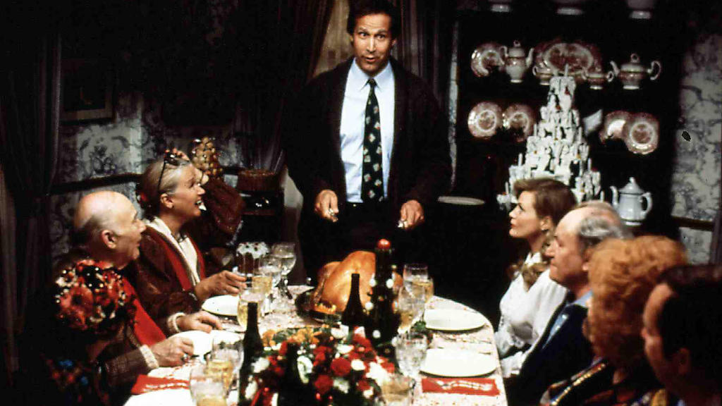 Filmszene aus "Schöne Bescherung" mit Chevy Chase