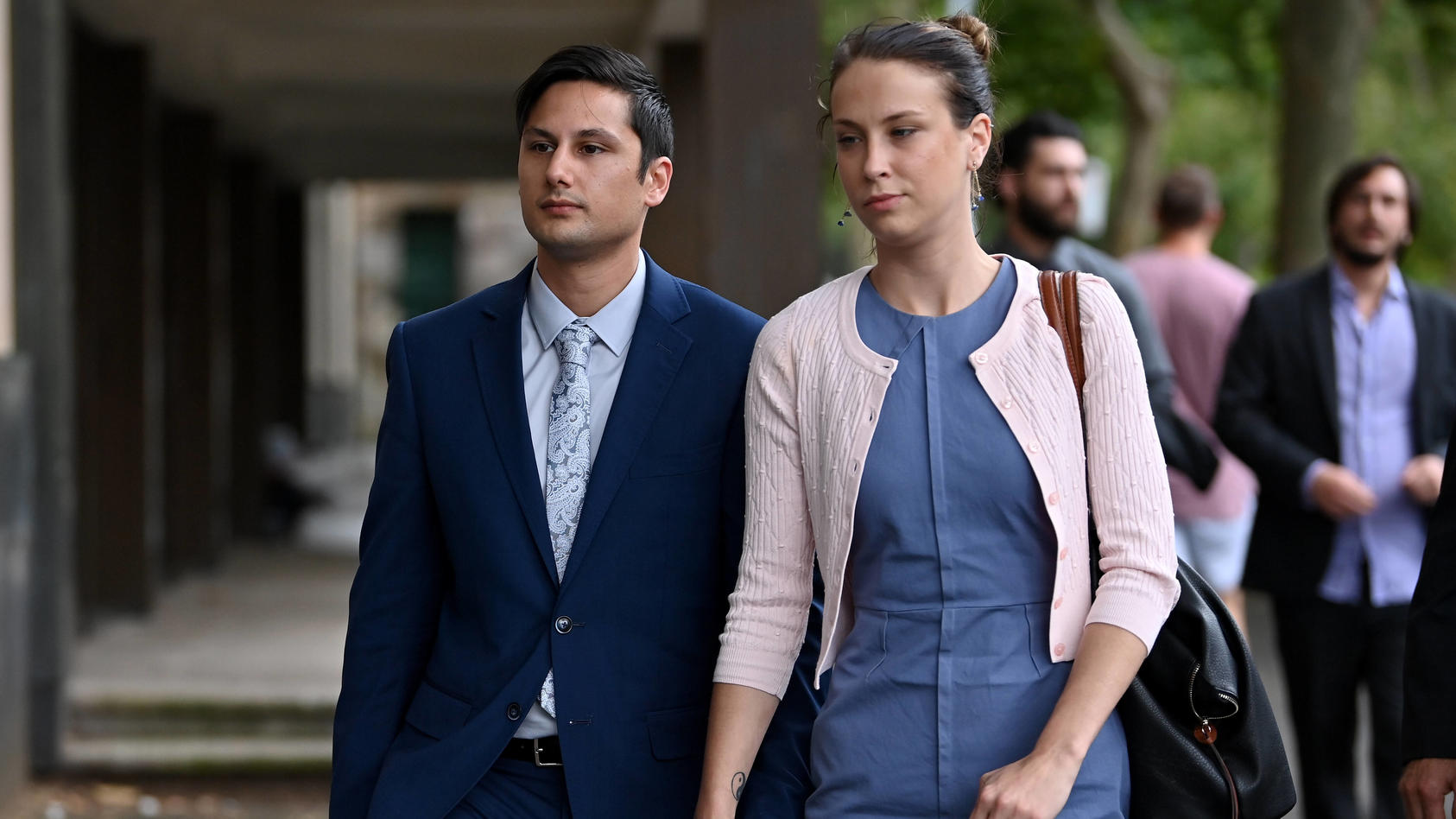 Schauspieler Blake Davis mit seiner Partnerin Hannah Quinn
