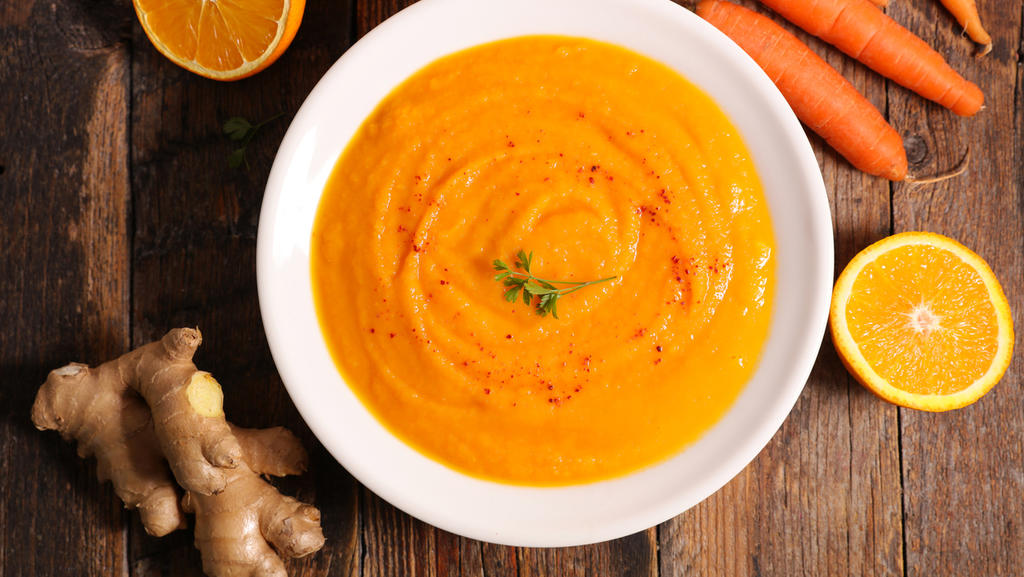 Möhren-Ingwer-Suppe