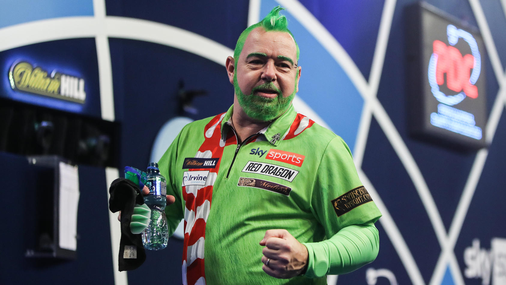 Darts Wm 2021 Weltmeister Peter Wright Liefert Darts Show Als Grinch