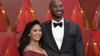 FILE - In this March 4, 2018, file photo, Vanessa Laine Bryant, left, and Kobe Bryant arrive at the Oscars at the Dolby Theatre in Los Angeles. Vanessa Bryant on Tuesday, Sept. 22, 2020, filed a lawsuit against the Los Angeles County sheriff claiming negligence, invasion of privacy and intentional infliction of emotional distress after deputies allegedly shared unauthorized photos of the crash that killed her husband, their 13-year-old daughter and seven others. (Photo by Richard Shotwell/Invision/AP, File)