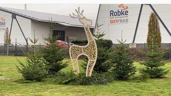 Leucht-Rentier in Vechta gestohlen