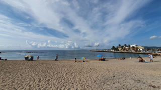  Themenfoto: Corona, Urlaub, Mallorca, 22.09.2020 Nur vereinzelt findet man an der Playa de Palma Badegaeste, Themenfoto: Corona, Urlaub, Mallorca - Jogi/Eibner-Pressefoto *** Themed photo Corona, holiday, Mallorca, 22 09 2020 Only occasionally can you find bathers on the Playa de Palma, Themed photo Corona, holiday, Mallorca Jogi Eibner Press photo Copyright: xAugstx/xEibner-Pressefotox EP_jat