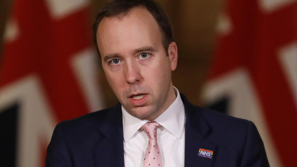 Matt Hancock, Gesundheitsminister von Großbritannien