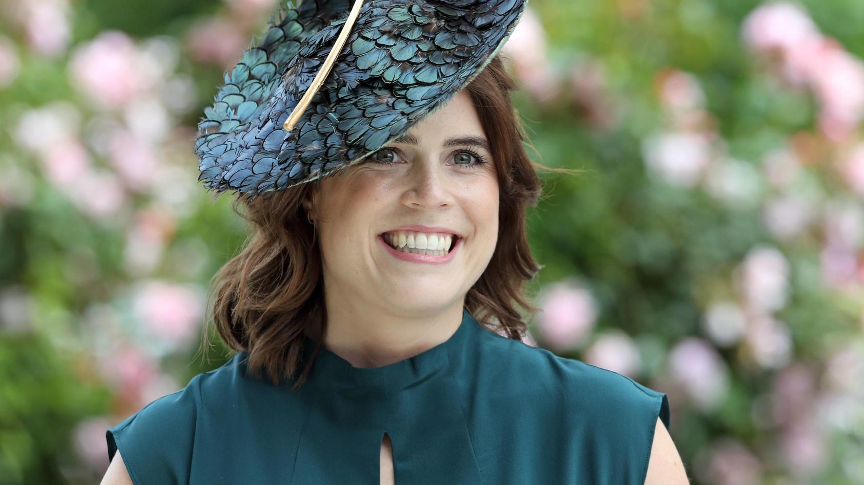  20.06.2019, Ascot, Windsor, GBR - Portrait of HRH Princess Eugenie. Ascot racecourse. Prinzessin Eugenie, Royals, Portrait, Portraet, Eugenie Brooksbank, Brooksbank 190620D553ROYAL_ASCOT.JPG *** 20 06 2019, Ascot, Windsor, GBR Portrait of HRH Prince