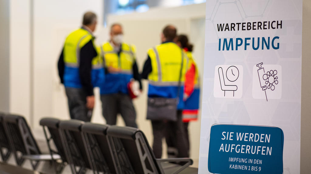Impfzentrum in Greven (NRW)
