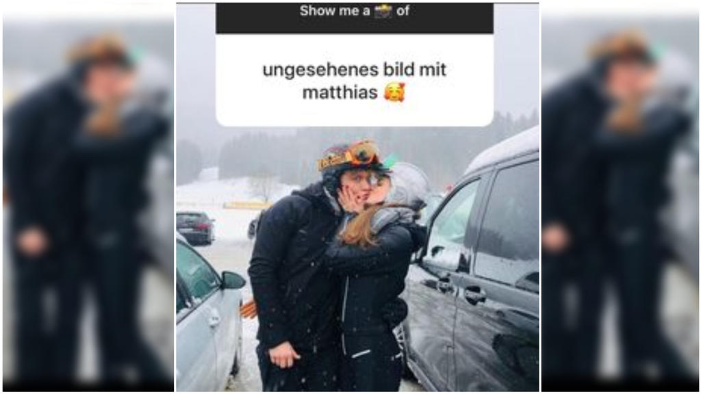 Dieses süße Knutsch-Foto postete Ruby O. Fee bei Instagram