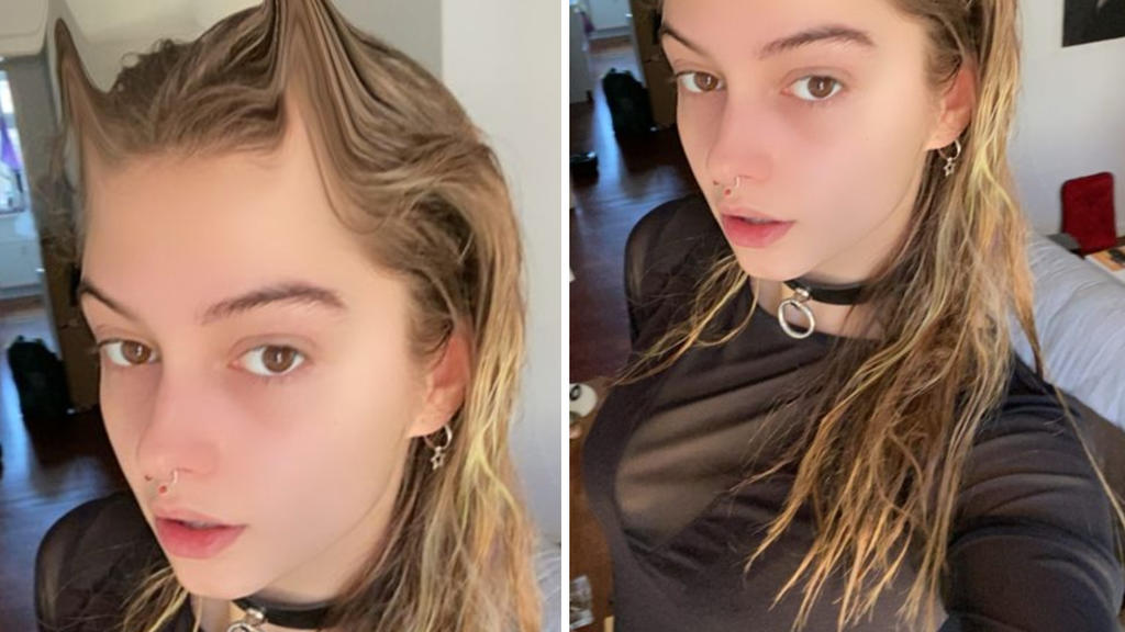 Lilly Liefers macht auf sexy Vamp.