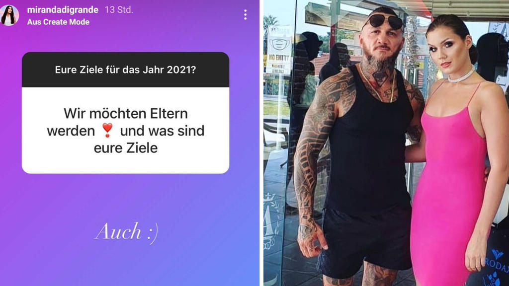 Auszug aus der Instagram-Story von Miranda Di Grande alias Nathalie Volk,