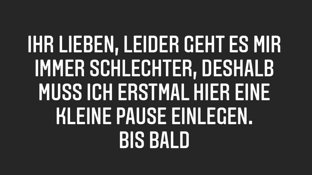 Sara Kulka verkündet eine Instagram-Pause, weil es ihr nicht gut geht.